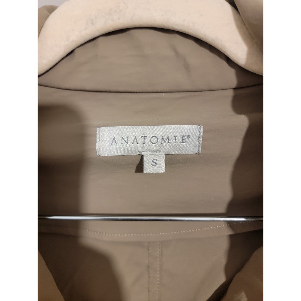 Anatomie Kenya Safari Jacket Khaki Tan Lightweight Travel Coat Women Small - Picture 3 of 4